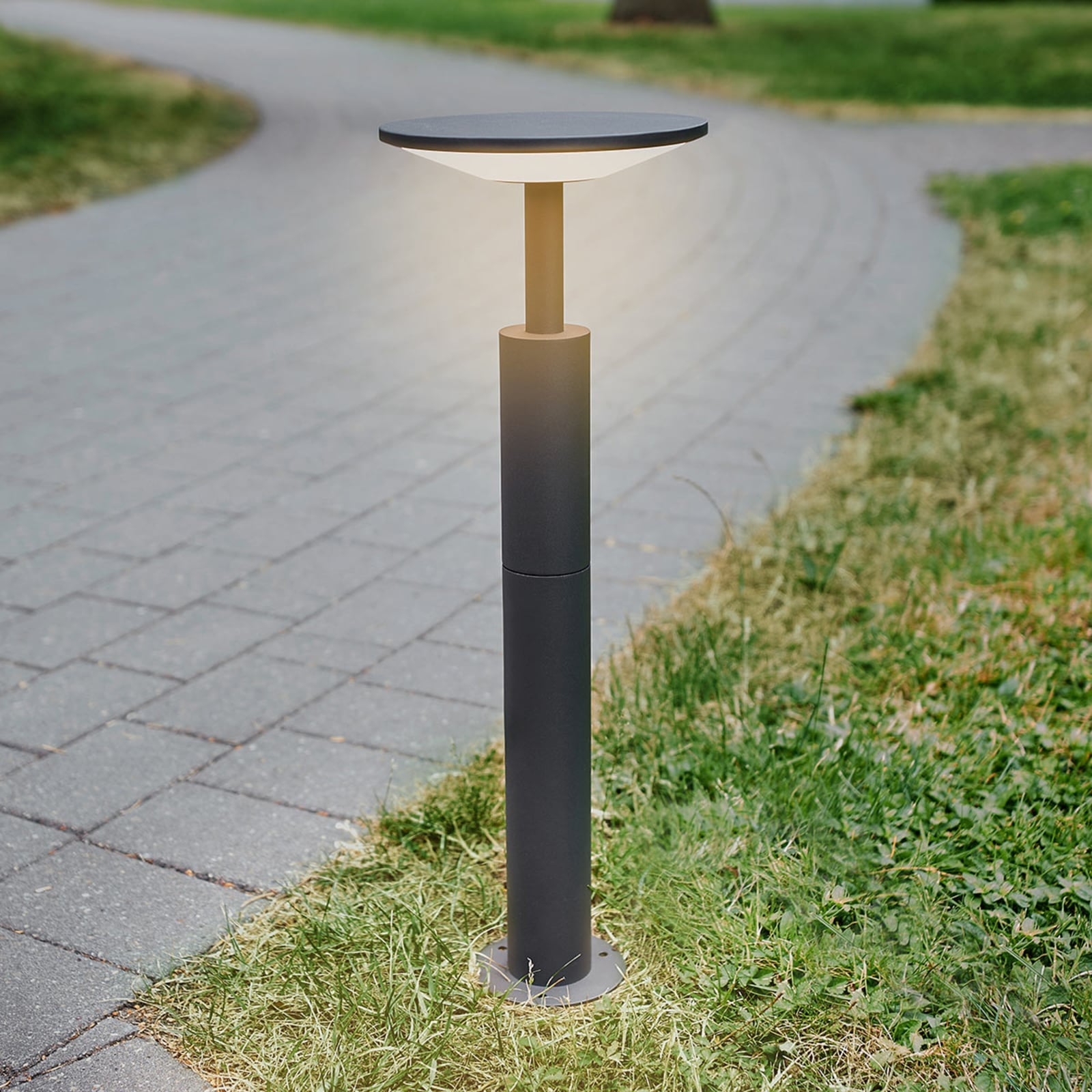 LED sti-lampe Fenia antrasitt forfra
