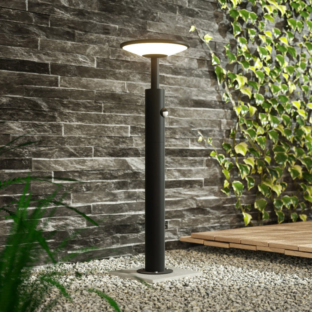 LED sti-lampe Fenia med bevegelsessensor 60 cm antrasitt forside