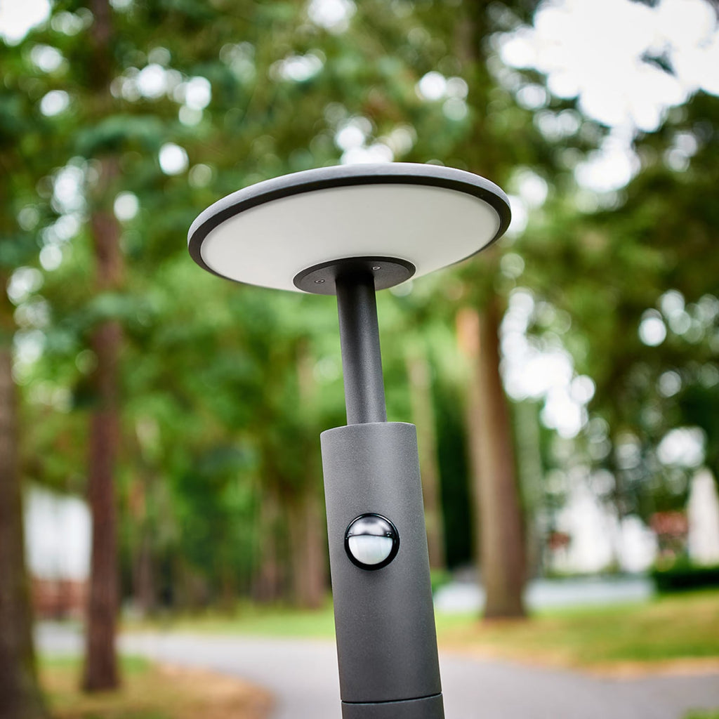 LED sti-lampe Fenia med bevegelsessensor i mørket
