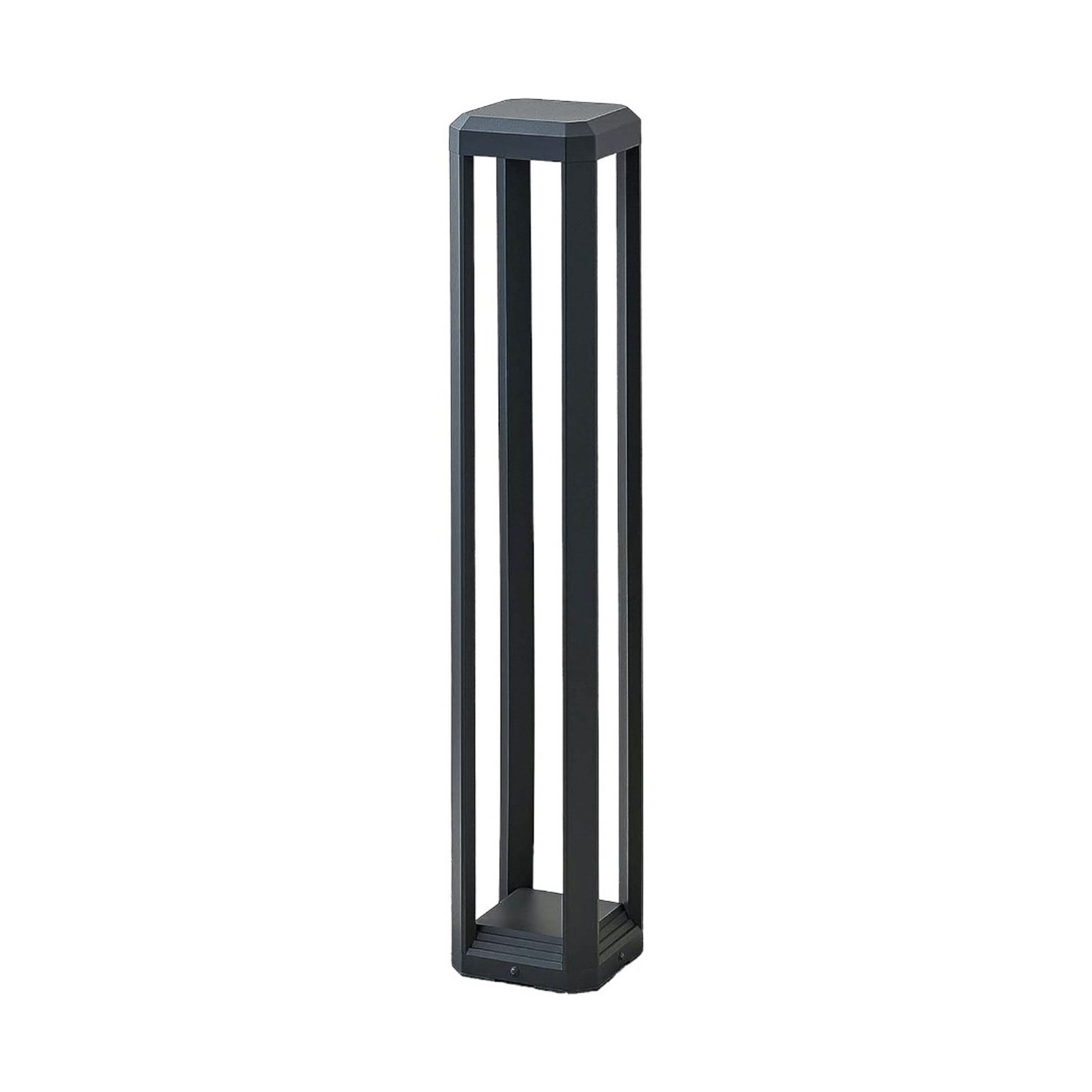 LED sti-lampe Fery antrasitt metall 80 cm IP65 detaljramme