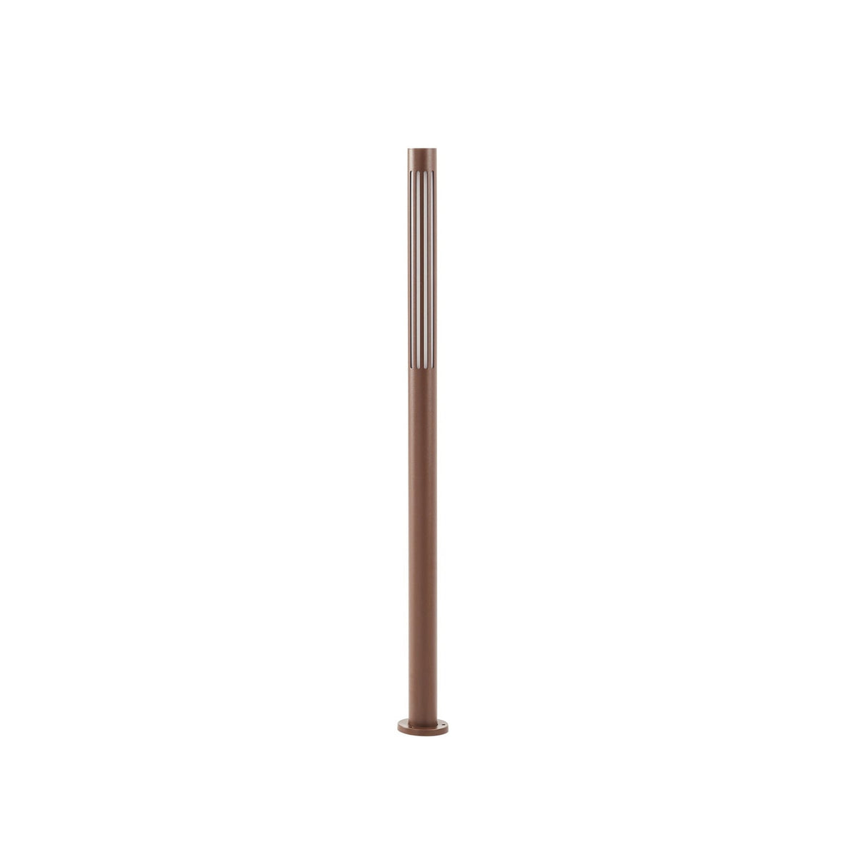LED sti-lampe Fjorya aluminium brun 90 cm IP65 nærbilde av lampe