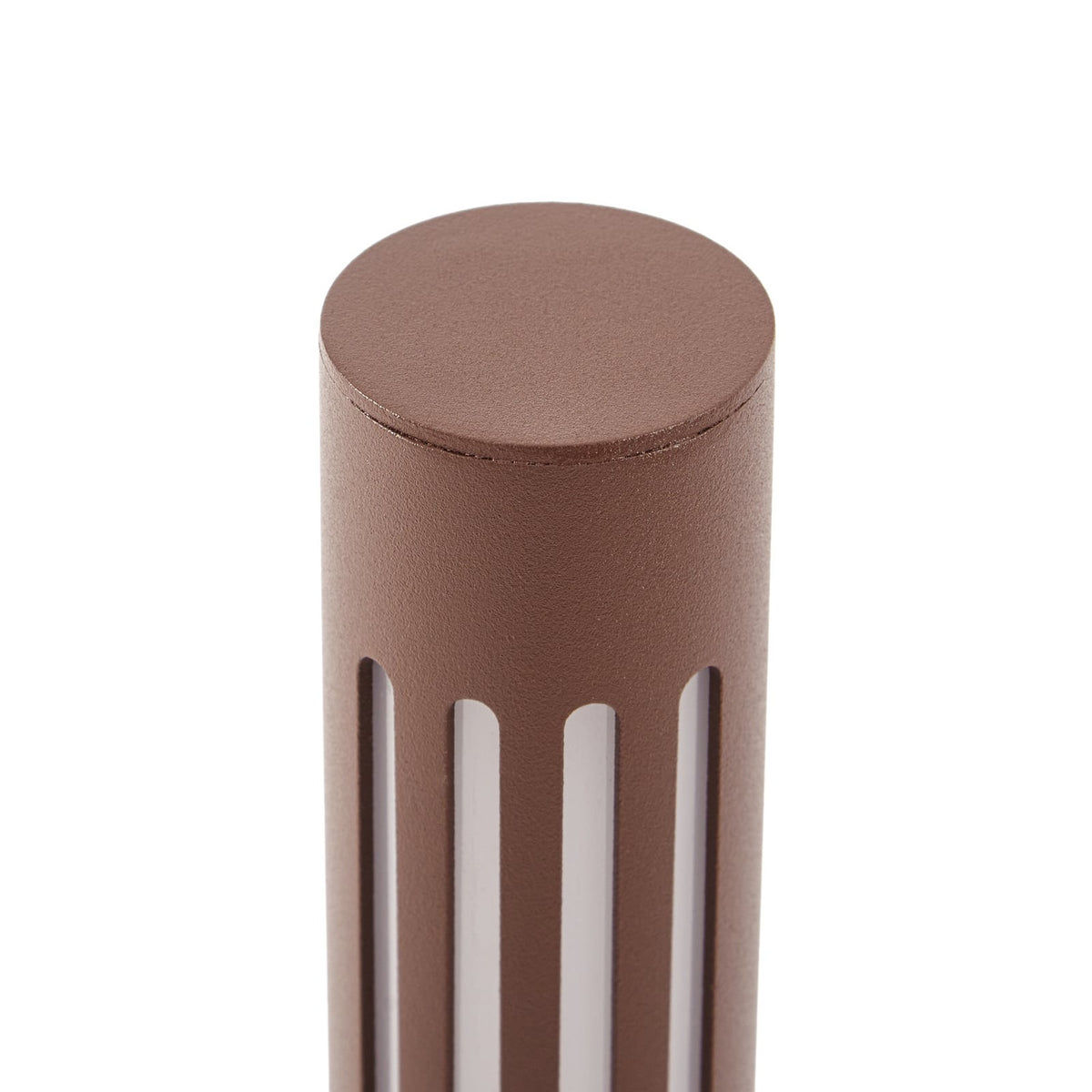 LED sti-lampe Fjorya aluminium brun lysdetalj