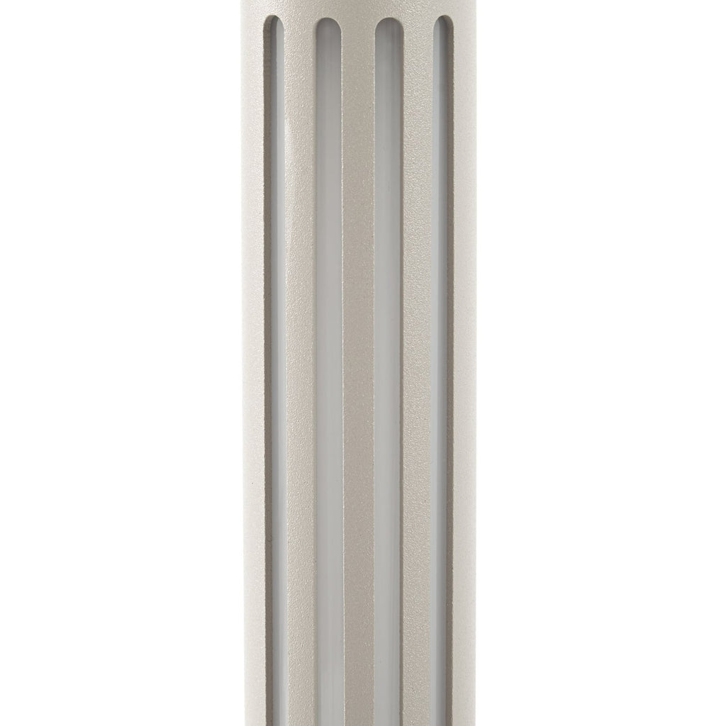 LED sti-lampe Fjorya aluminium steingrå 60 cm med kabeldetalj