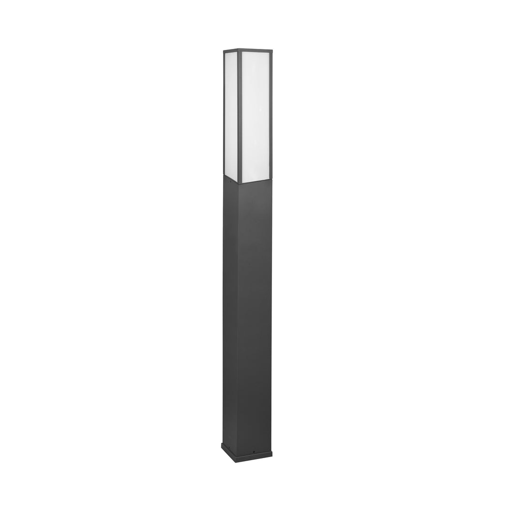LED sti-lampe Fuerte antrasitt aluminium 155 cm IP54 sideprofil