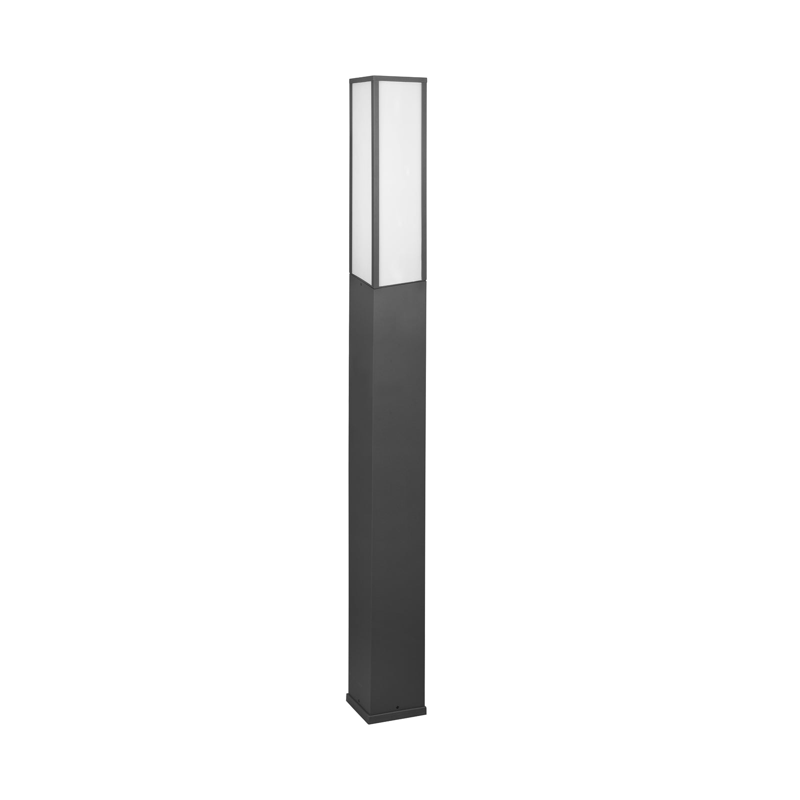 LED sti-lampe Fuerte antrasitt aluminium 155 cm IP54 sideprofil