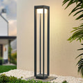 LED sti-lampe Gamion antrasitt aluminium 90 cm IP54 forfra