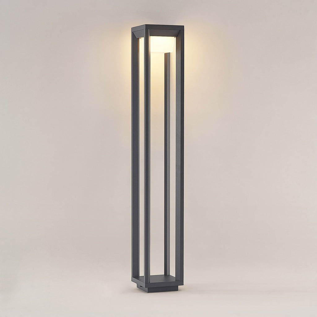 LED sti-lampe Gamion antrasitt aluminium 90 cm IP54 nærbilde