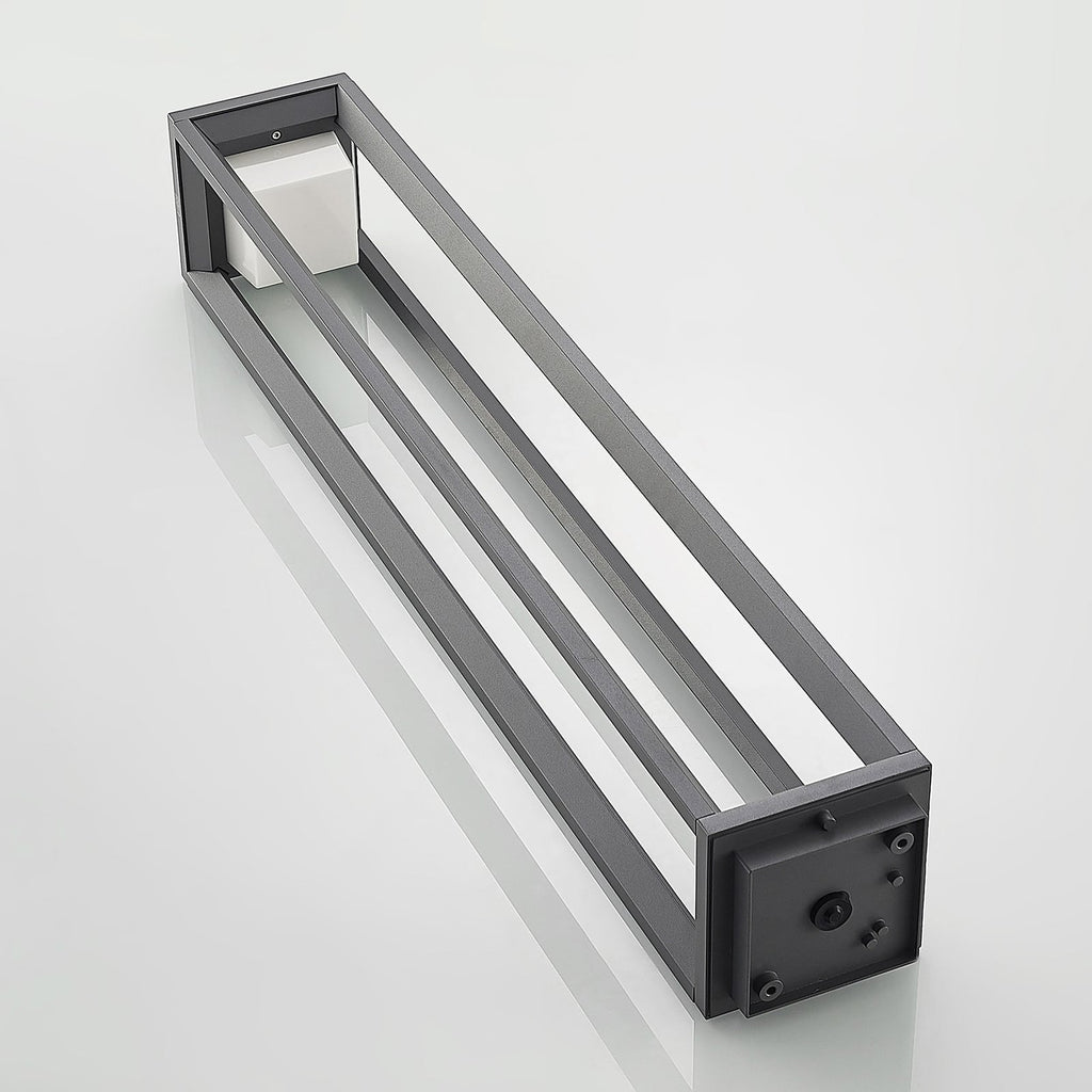 LED sti-lampe Gamion antrasitt aluminium 90 cm IP54 lysdetalj