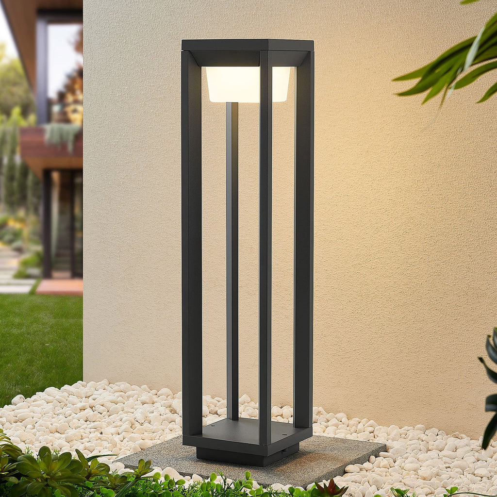 LED sti-lampe Gamion antrasitt aluminium 60 cm IP54 forfra
