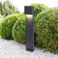LED sti-lampe Gemini FX aluminium antrasitt forfra