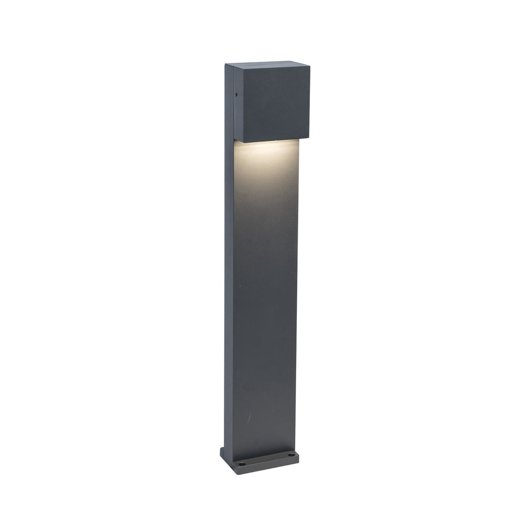 LED sti-lampe Gemini FX aluminium antrasitt detalj