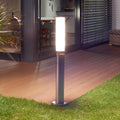LED sti-lampe GL 60 S med bevegelsessensor rustfritt stål IP44 forfra
