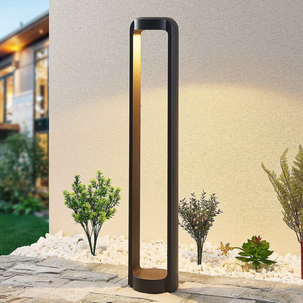 LED sti-lampe Habsa antrasitt 80 cm IP65 forside