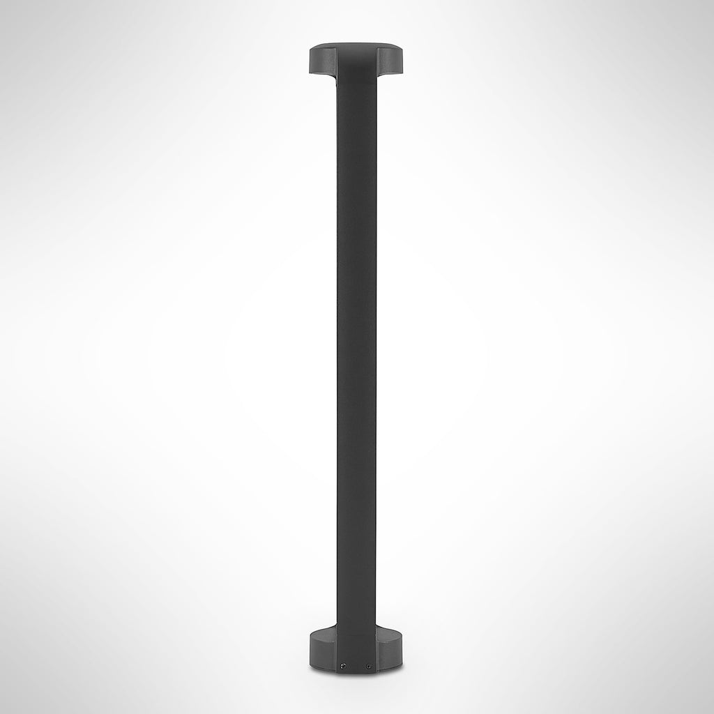 LED sti-lampe Habsa antrasitt 80 cm IP65 monteringsdetaljer