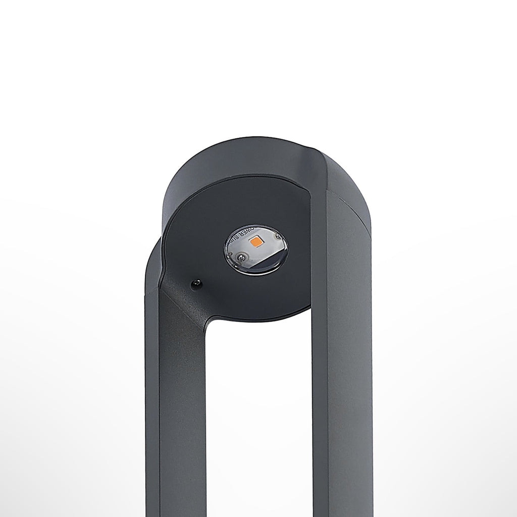 LED sti-lampe Habsa antrasitt 80 cm IP65 utsnitt av aluminium