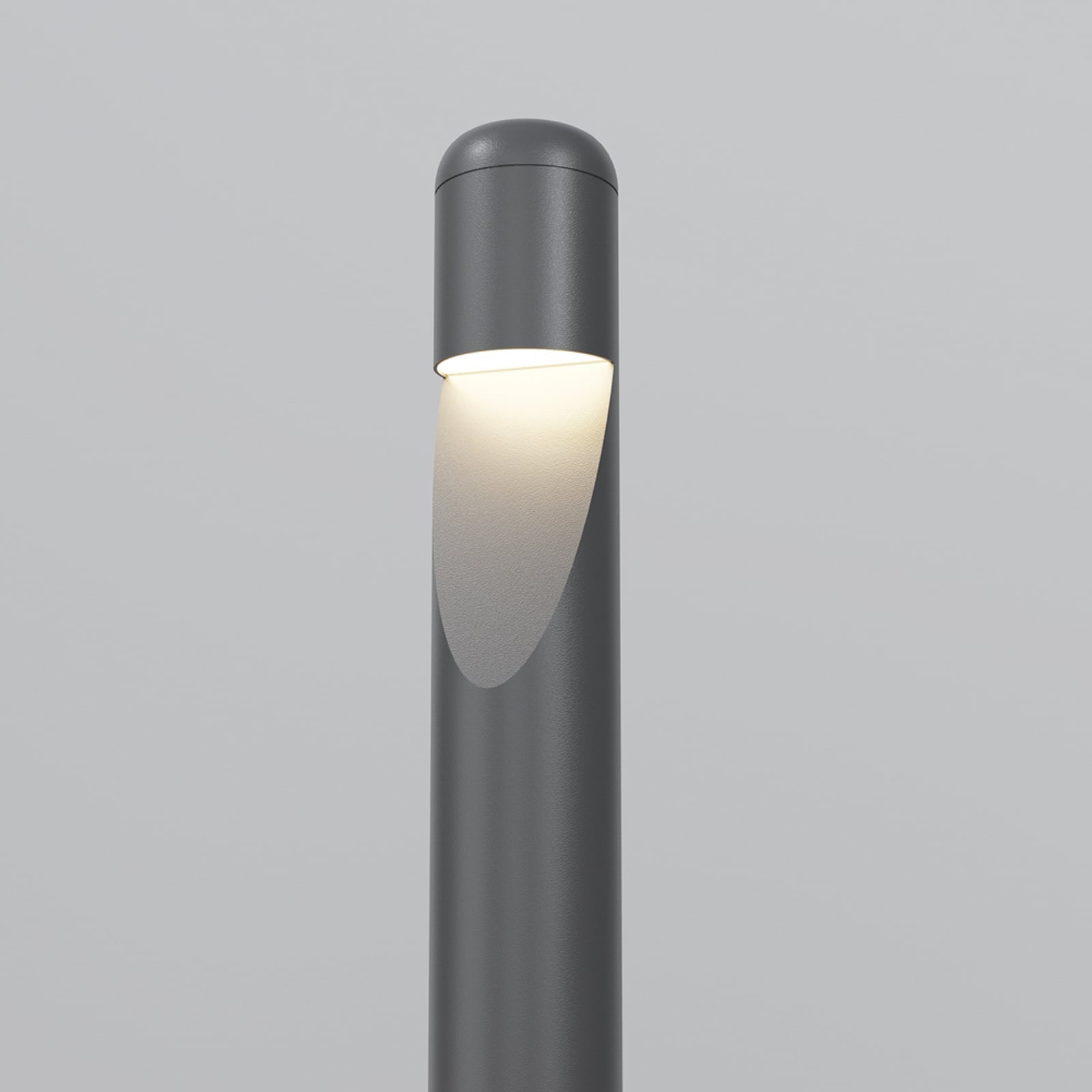 LED sti-lampe Hagen grafitt H60 cm 3000K IP65 montert i hage