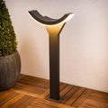 LED sti-lampe Half antrasitt aluminium 60 cm IP54 forfra