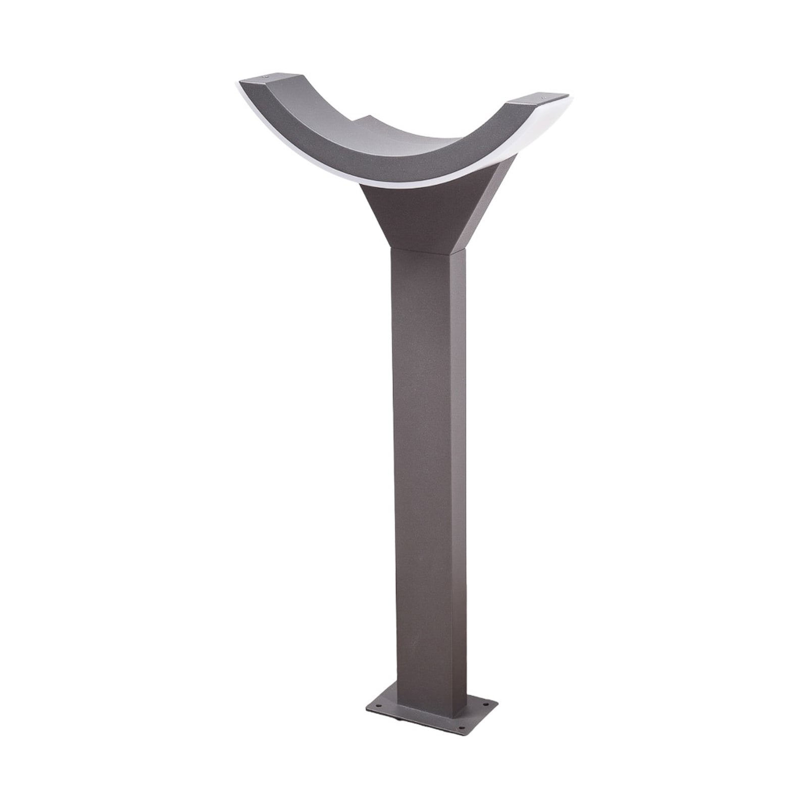 LED sti-lampe Half antrasitt aluminium 60 cm IP54 montert