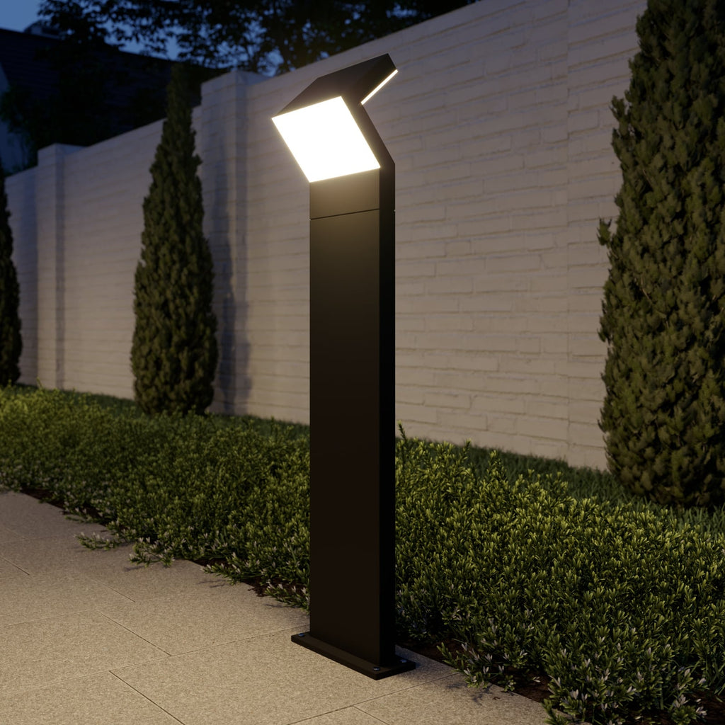 LED sti-lampe Havin antrasitt aluminium forfra