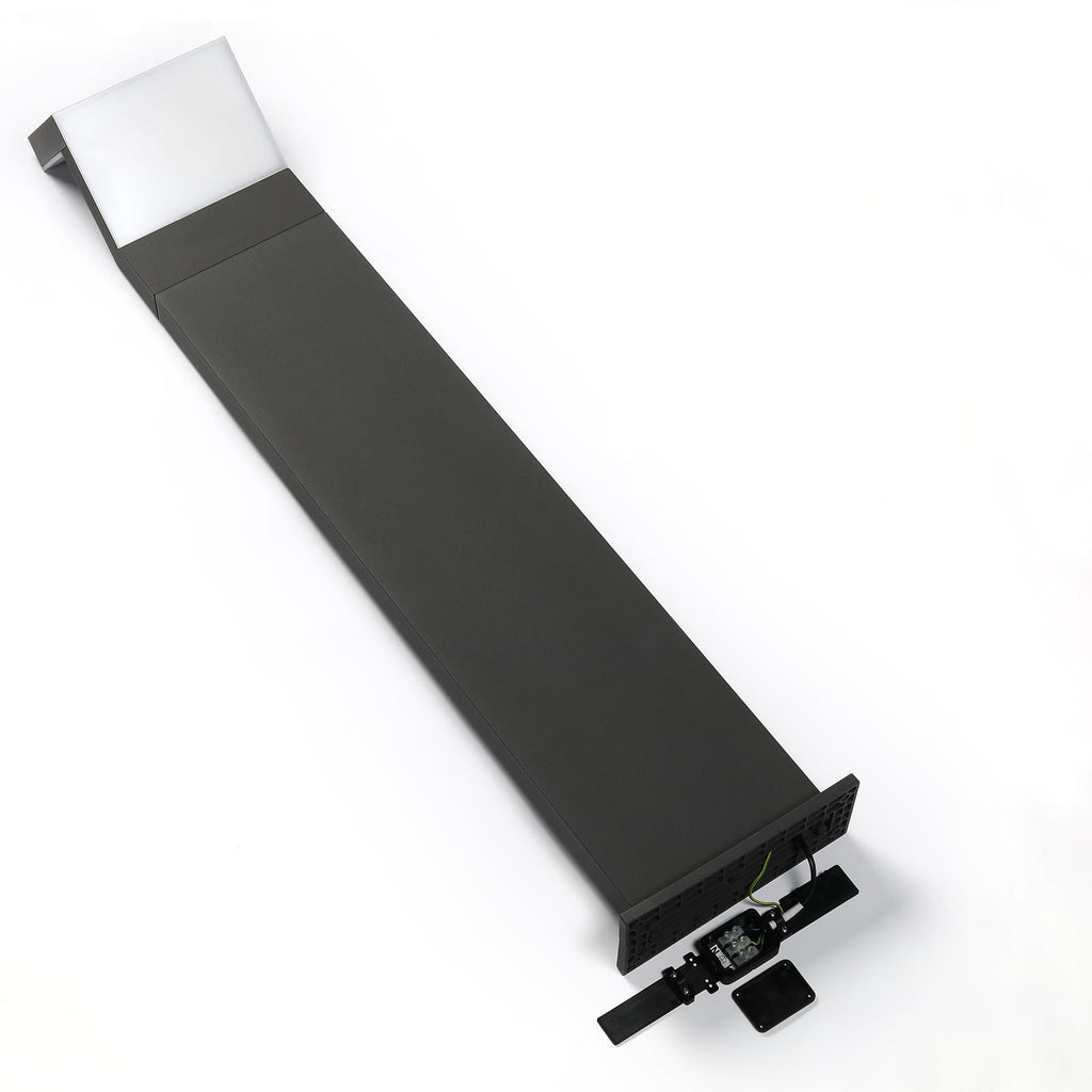 LED sti-lampe Havin antrasitt aluminium 100 cm IP65 - Arcchio