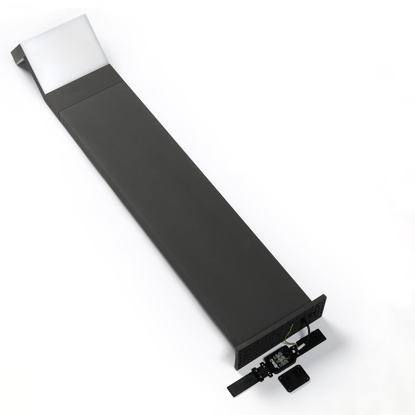 LED sti-lampe Havin antrasitt aluminium 100 cm IP65 - Arcchio
