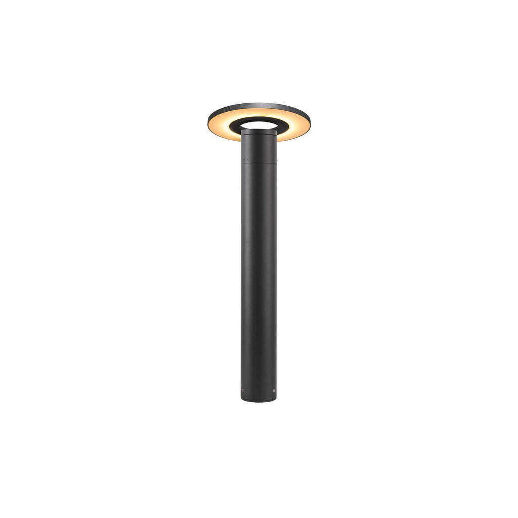 LED sti-lampe I-Ring antrasitt aluminium 65 cm forfra