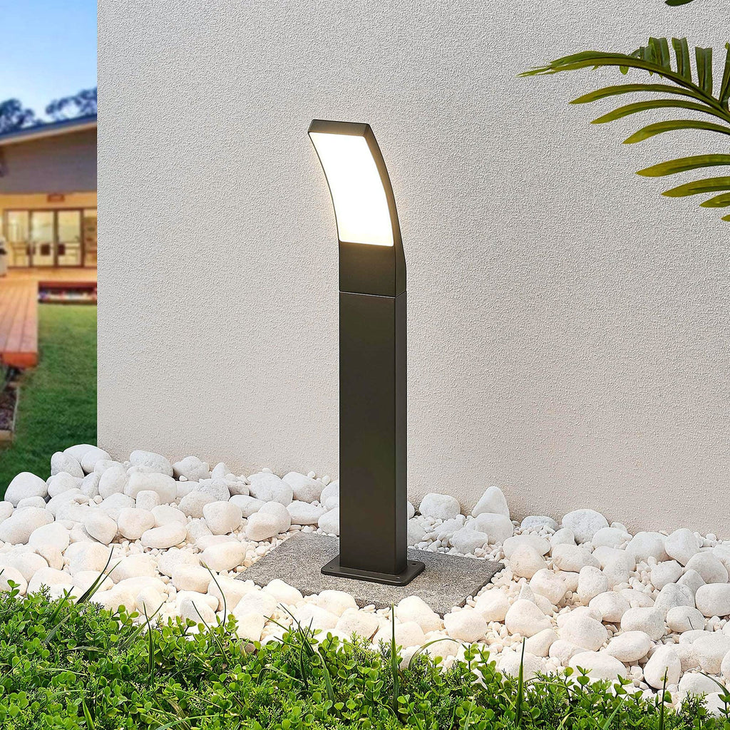 LED sti-lampe Ilvita antrasitt bakside