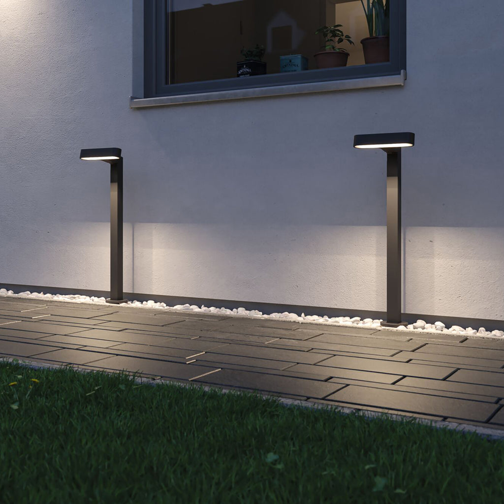 LED sti-lampe Ito horisontal antrasitt 70 cm IP65 dimming funksjon