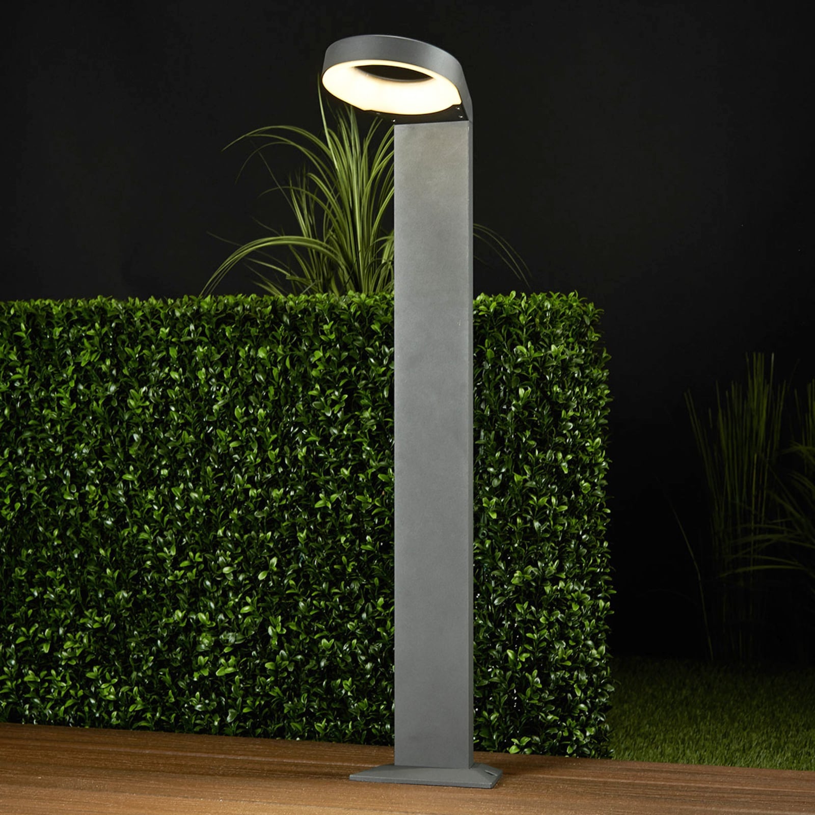LED sti-lampe Jarka antrasitt aluminium 80 cm IP54 forfra