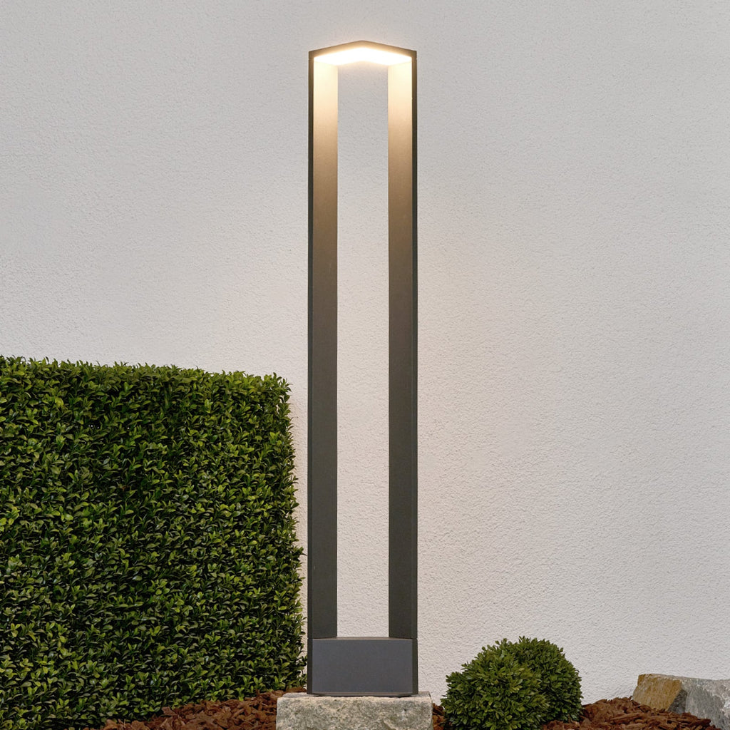 LED sti-lampe Jeny aluminium antrasitt 100 cm forfra