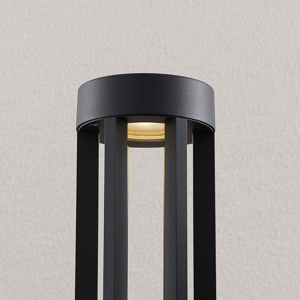 LED sti-lampe Jordis mørkegrå aluminium 65 cm IP54 - Lindby