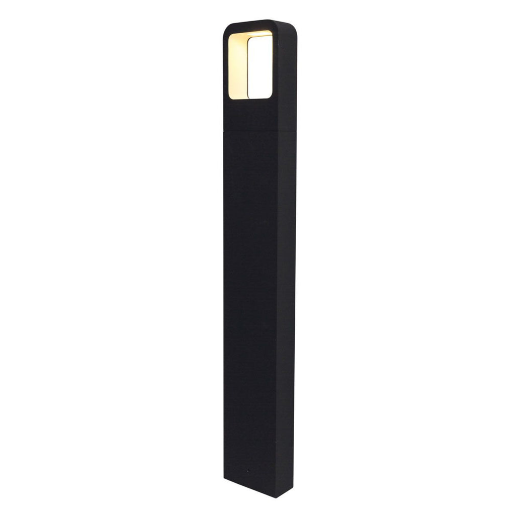 Detalj av LED sti-lampe Juna grafitt aluminium 80 cm