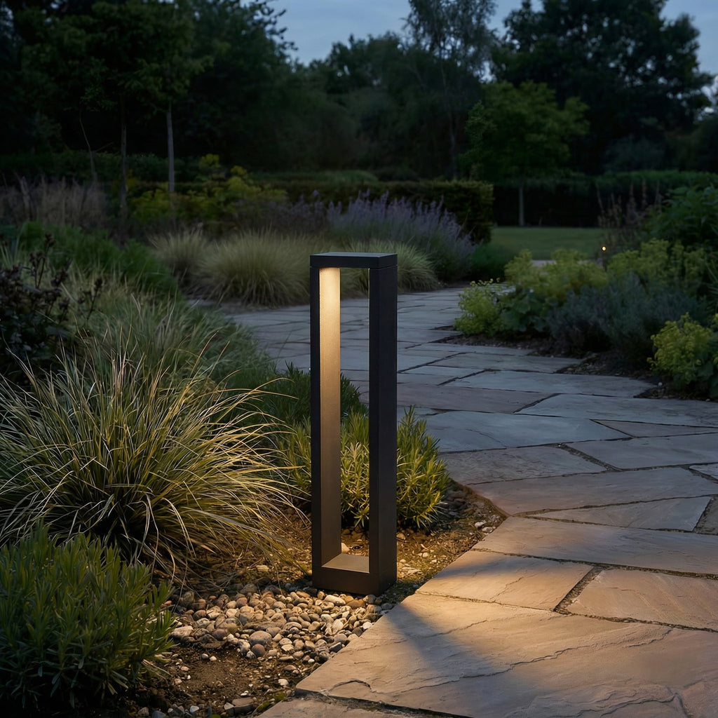 LED sti-lampe Jupp antrasitt aluminium detalj av lampe