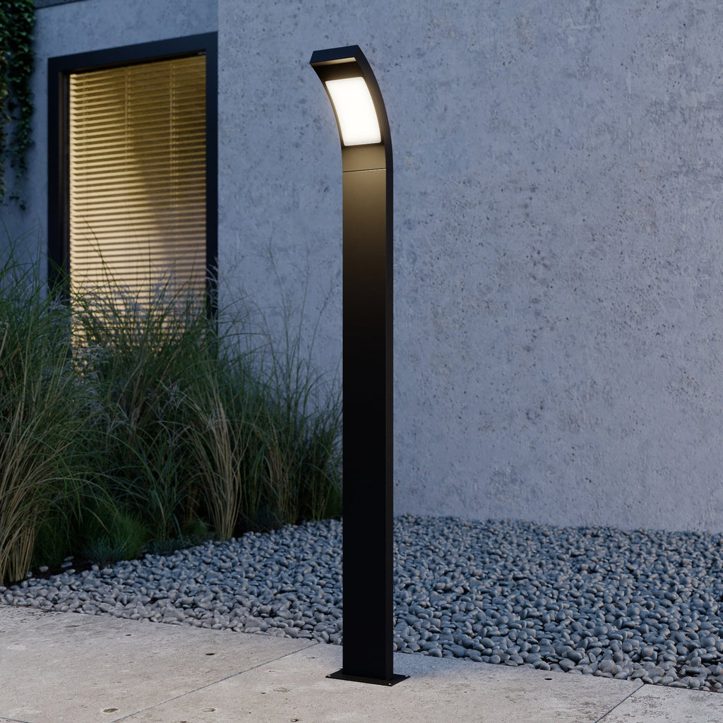 LED sti-lampe Juvia antrasitt aluminium forfra