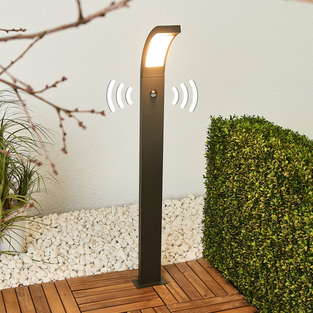 LED sti-lampe Juvia med bevegelsessensor 100 cm IP54 bakside