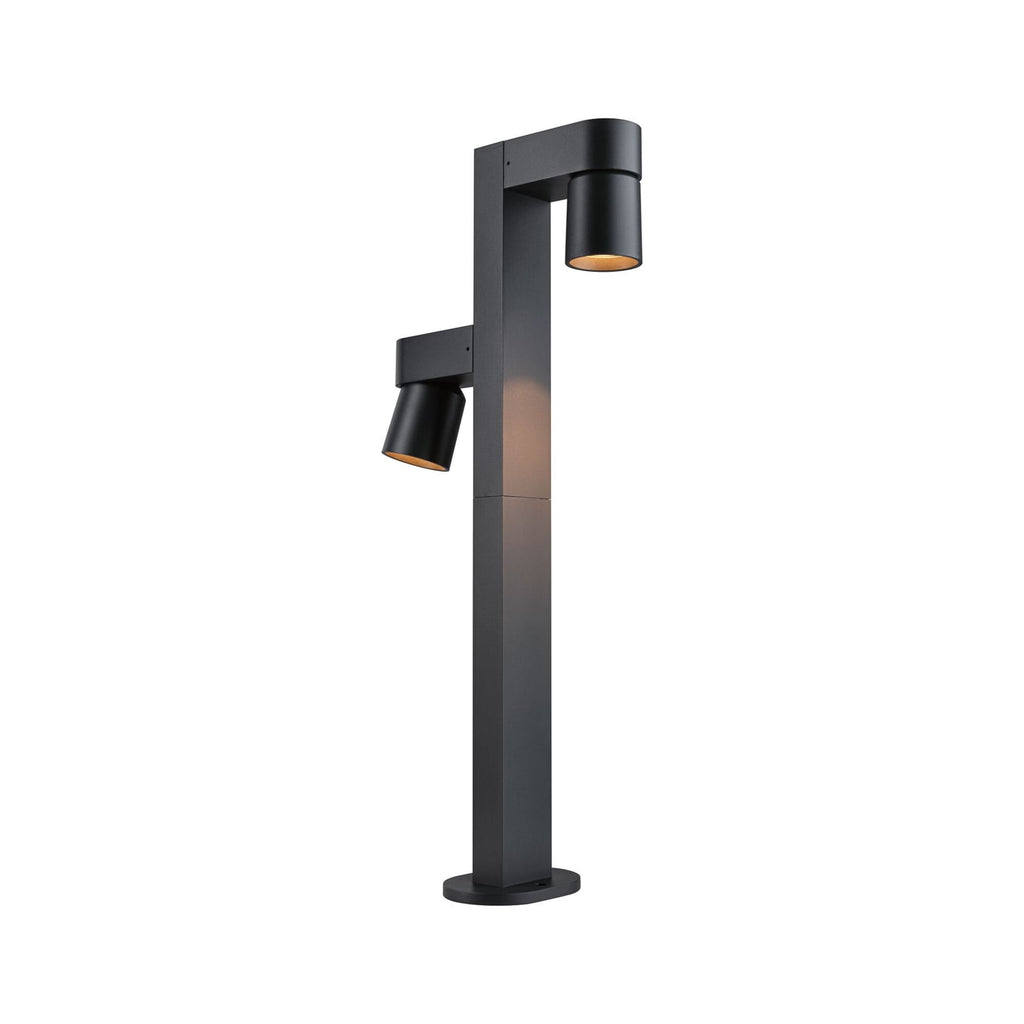 LED sti-lampe Kimu 2-lys antrasitt detalj av lyskilde