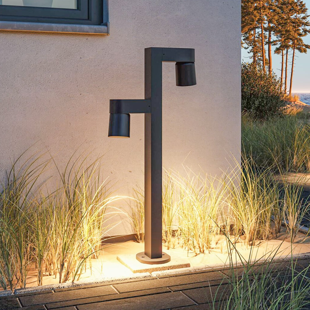 LED sti-lampe Kimu 2-lys antrasitt 82 cm Paulmann forfra