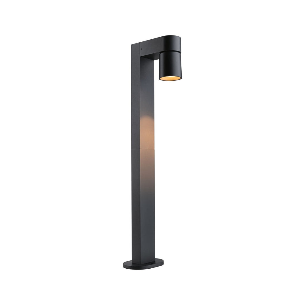 LED sti-lampe Kimu antrasitt aluminium bakside
