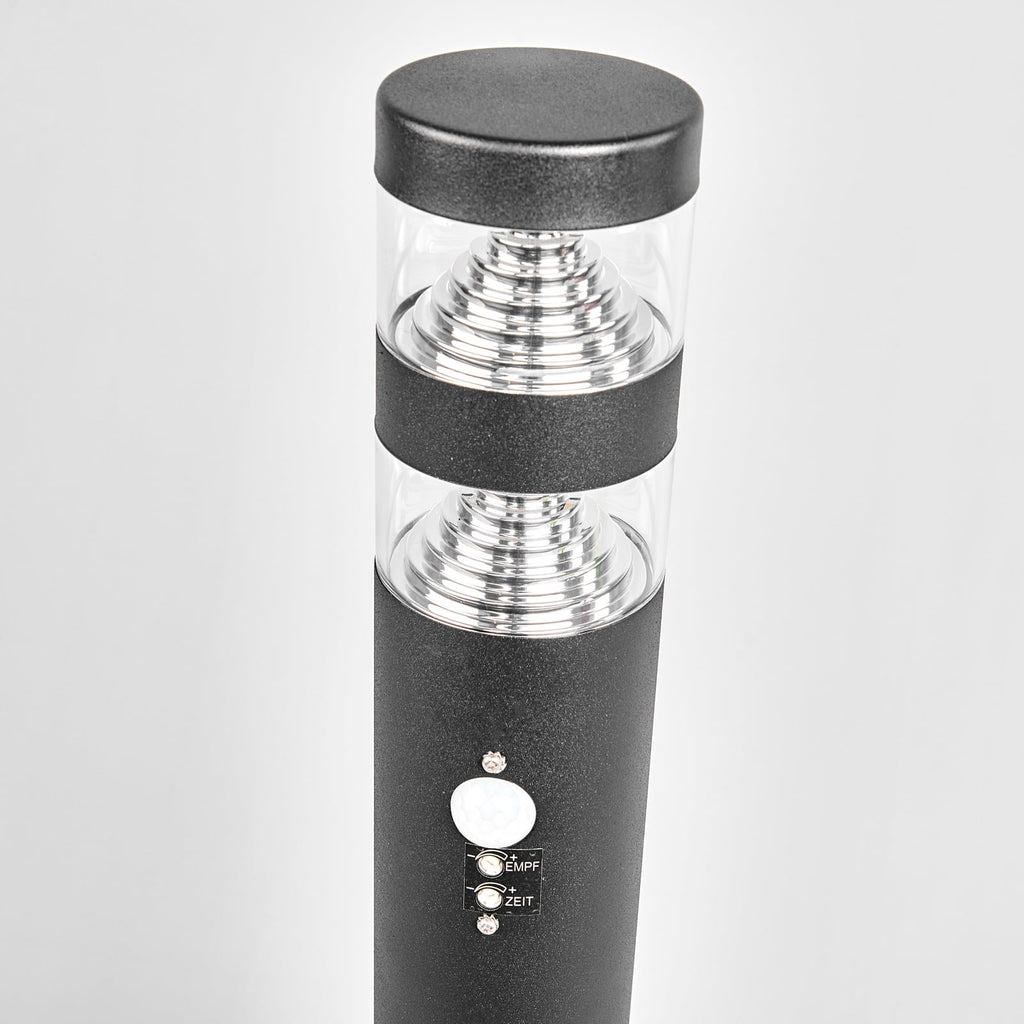 LED sti-lampe Lanea med bevegelsessensor sett fra siden
