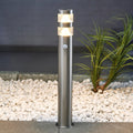 LED sti-lampe Lanea rustfritt stål 60 cm forfra