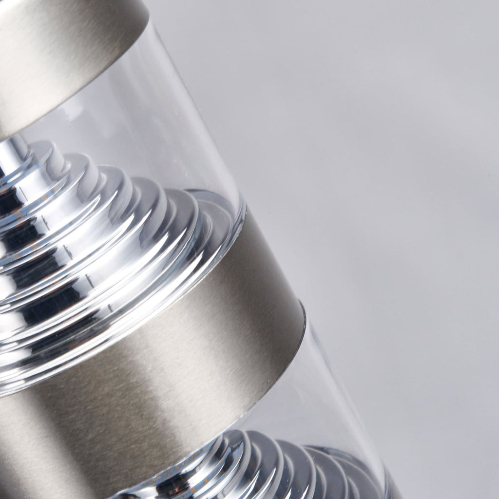 LED sti-lampe Lanea rustfritt stål 60 cm sideprofil