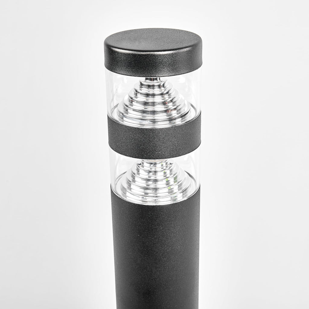 LED sti-lampe Lanea svart rustfritt stål 60 cm sidebilde