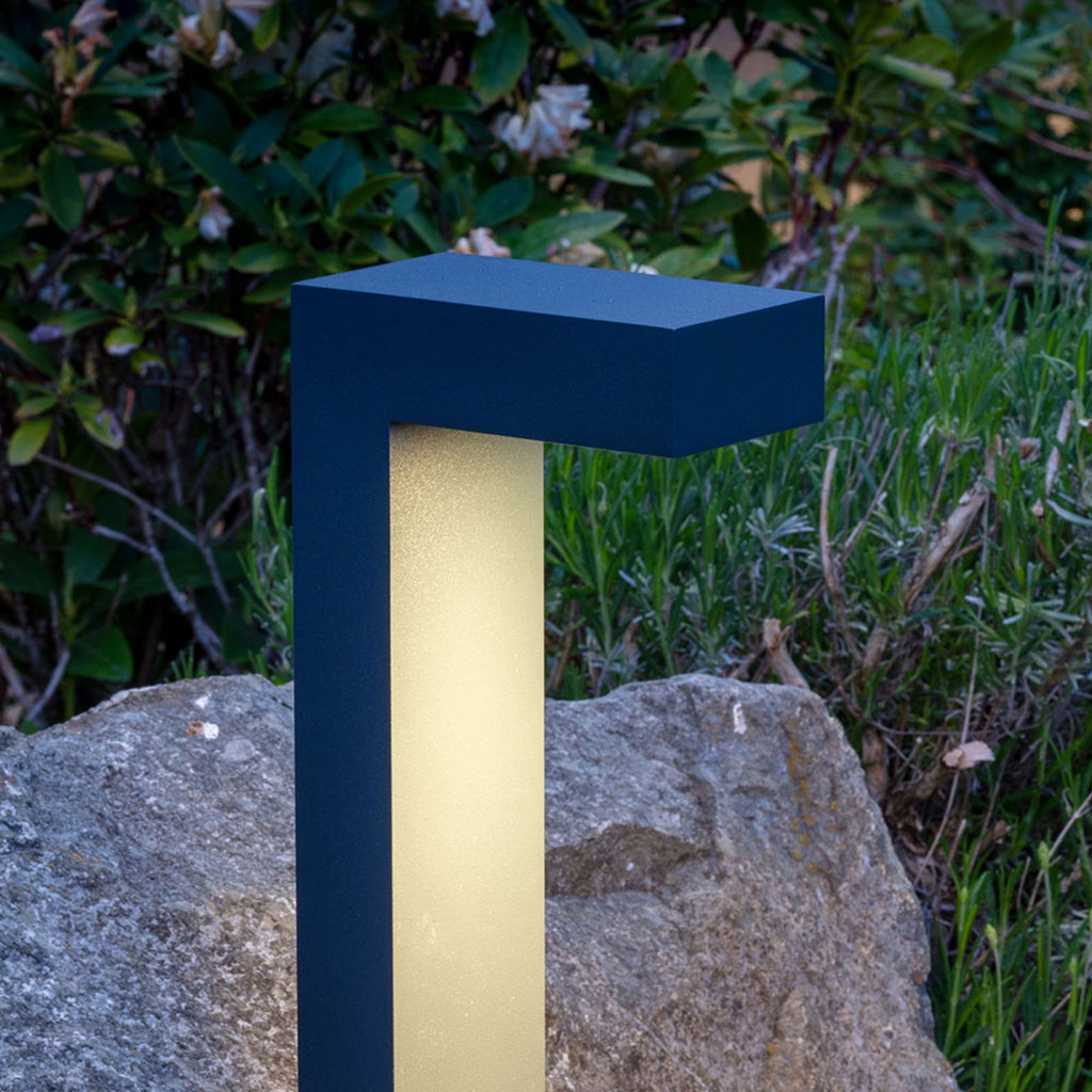 LED sti-lampe Lantern grafitt aluminium detalj