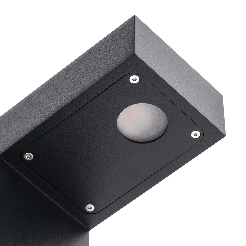 LED sti-lampe Lantern grafitt aluminium 60 cm IP65 lysfordeling