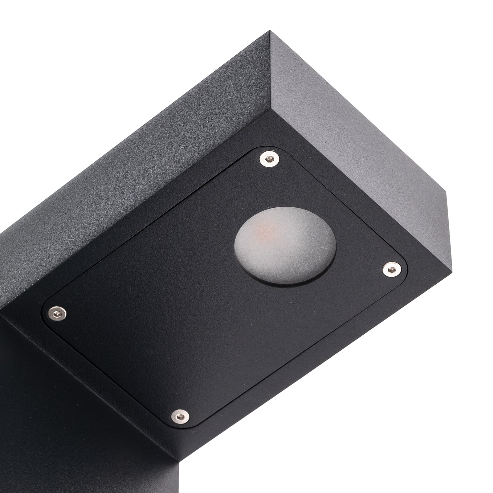 LED sti-lampe Lantern grafitt aluminium 60 cm IP65 lysfordeling