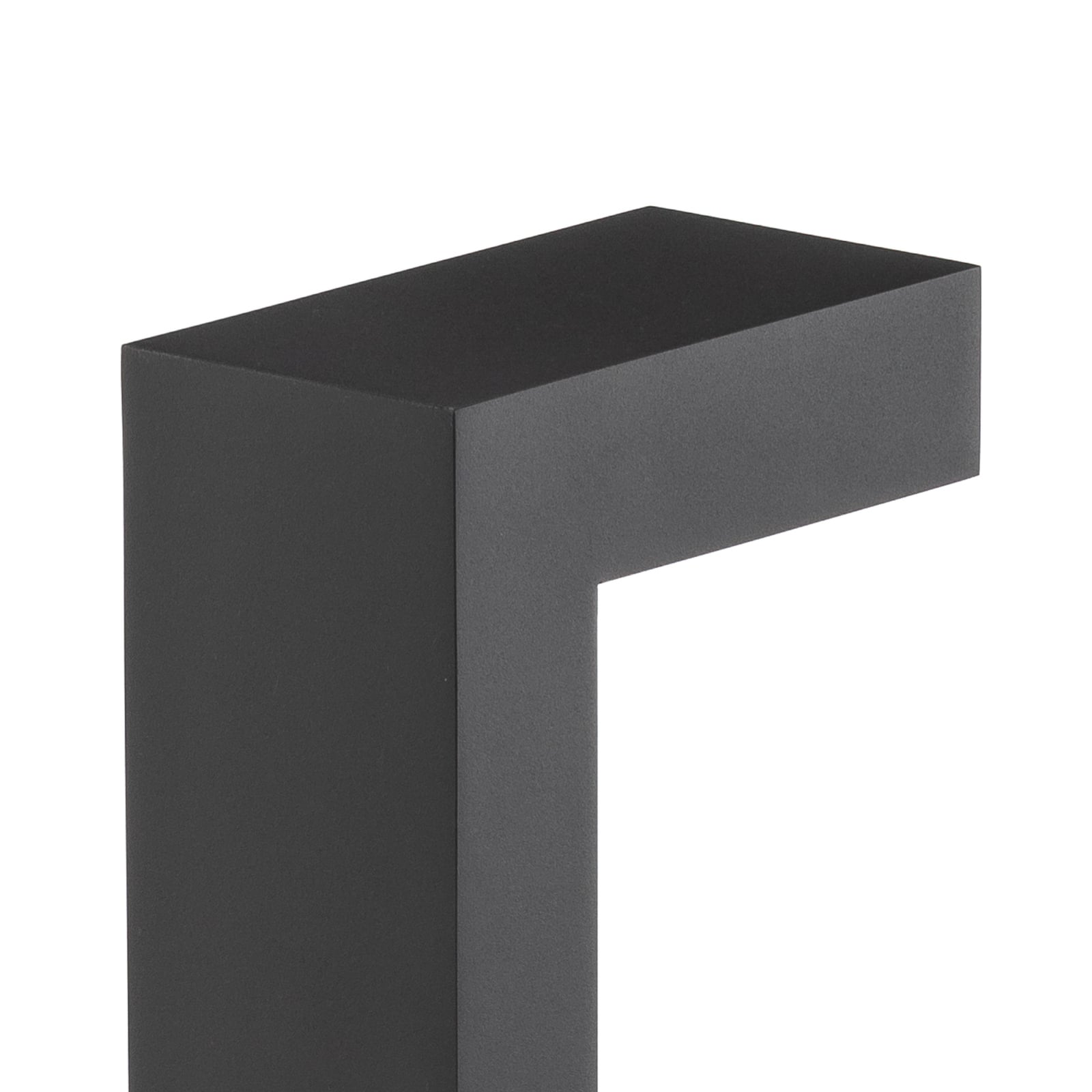 Nærbilde av LED sti-lampe Lantern grafitt aluminium 60 cm IP65