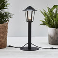 LED sti-lampe Laterne glass svart 56 cm 3W dimbar IP44 forfra