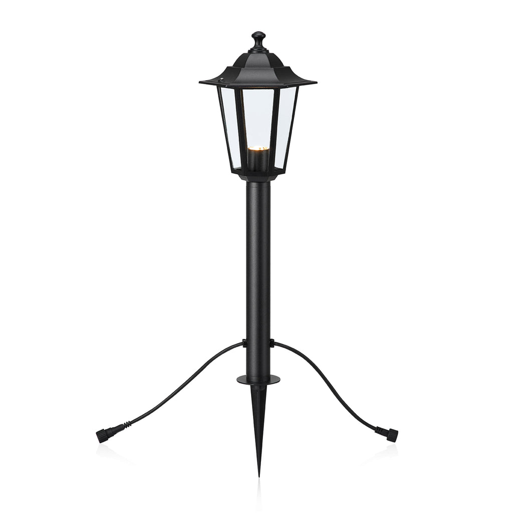 LED sti-lampe Laterne glass svart 56 cm 3W dimbar IP44 nærbilde