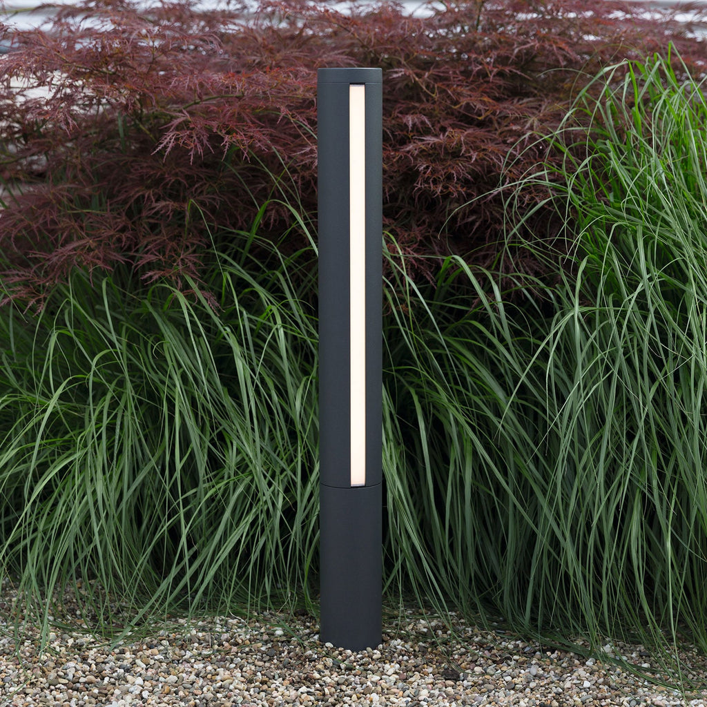 LED sti-lampe Lilia grafitt aluminium 75 cm bakside
