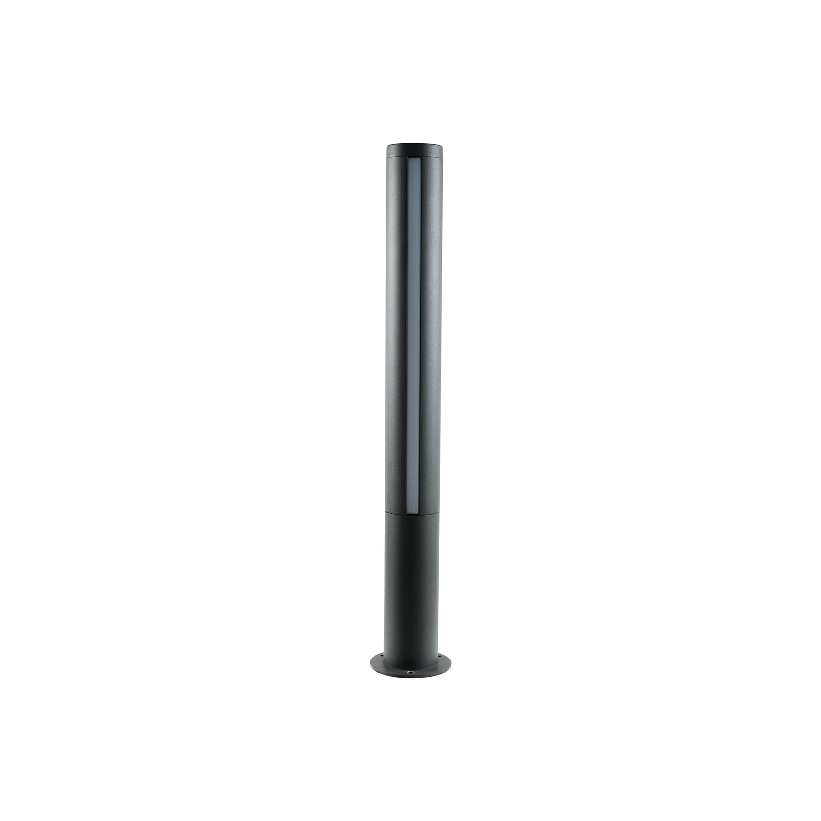 LED sti-lampe Lilia grafitt aluminium 75 cm montert i hage